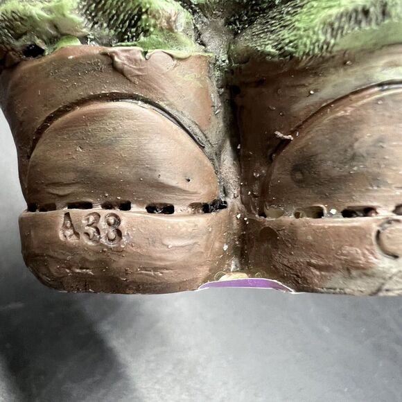 Jubilee Giftware Christmas Moose Hat Scarf Pet Figurine 5" Glitter - Picture 11 of 12